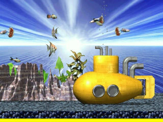 3D Aqua V Screensaver Screenshot
